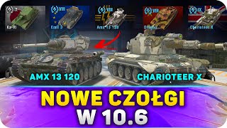 AKTUALIZACJA 106  NOWE CZOŁGI  WOT BLITZ [upl. by Lalat]