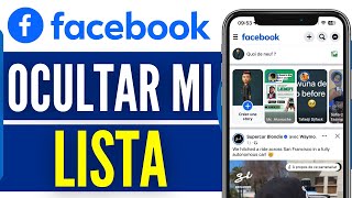 Cómo OCULTAR mi LISTA de AMIGOS en Facebook 2024 [upl. by Naitsirhc]