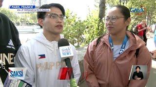 Saksi Hidilyn Diaz at Carlos Yulo nagtagpo sa Paris [upl. by Animsay571]