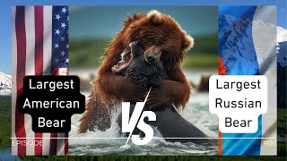 Big Fight Kodiak Bear vs Kamchatka Bear [upl. by Thecla]