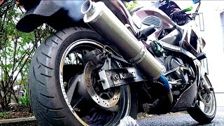 Kawasaki ZZR400👍ライダーの休日【キャブ車 大寒のエンジンスタート 】SONY Xperia1＋SONY ECMPCV80U [upl. by Nohtan]