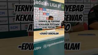 Pelatih Persewar Eduard Ivakdalam ungkap penyebab kekalahan timnya atas Persibo  LIGA 2 INDONESIA [upl. by Llig]