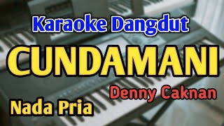 CUNDAMANI  KARAOKE  NADA PRIA COWOK  Denny Caknan  Audio HQ  Live Keyboard [upl. by Asiruam]