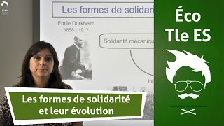 Économie  Terminale  BAC  Les formes de solidarité et leur évolution [upl. by Nit421]