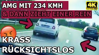 2x AMGWAHNSINN amp 12 Tonner ausgebremst – Dashcams in 4k [upl. by Octavla]