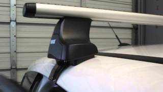 2013 Ford CMax 5DR with Thule 480R Traverse AeroBlade Roof Rack by Rack Outfitters [upl. by Sinnod]