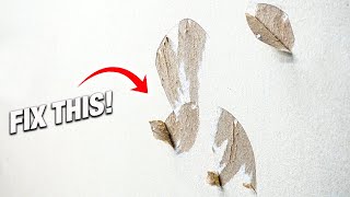 How To Repair TORN DRYWALL PAPER Like A PRO EASY AND FAST DIY FIX [upl. by Hessler]