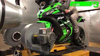 Kawasaki ZX10R Blipper and Full Custom ECU mapping using Woolich Racing Software P3 Tuning [upl. by Declan]