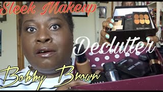 Makeup Declutter Bobby Brown amp Sleek Makeup Full Face Application of What’s Left [upl. by Sybilla903]