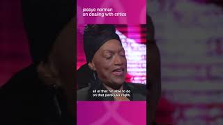 jessye norman speaks on dealing with critics [upl. by Hapte319]