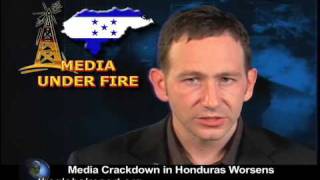 Media Crackdown in Honduras Worsens [upl. by Etan799]