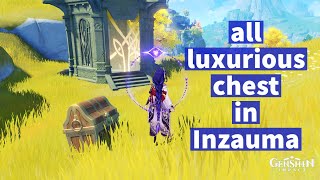 All luxurious Chests Locations In Inazuma  Genshin Impact [upl. by Asilrak854]