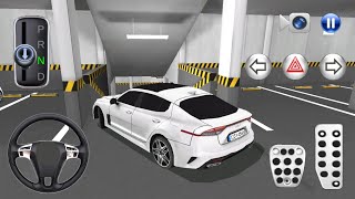 New Sedan Car Kia Stinger in Parking Building  3D Driving Class 2024  best Android gameplay [upl. by Palestine300]