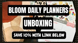 What Did I Get From Bloom Planners Unboxing [upl. by Trudey]