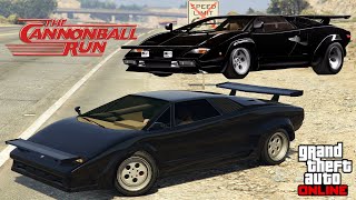 GTA 5  Movie Build  CANNONBALL RUN Countach  Pegassi Torero Customization [upl. by Sajovich218]