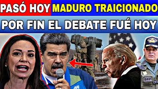 EN HORA BUENA GANÓ MARIA CORINA MACHADO EL DEBATE HOYMADURO TRAICIONADONOTICIA DE VENEZUELA HOY [upl. by Edana]