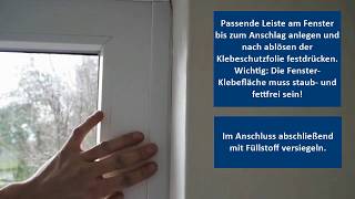 Fachgerecht Verleisten u Abdichten beim Fensteraustausch [upl. by Yrek610]