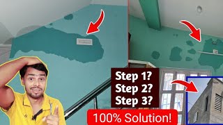 Interior Wall Leakage And Damp Problem Solution  Damp Wall Treatment [upl. by Akihsal]