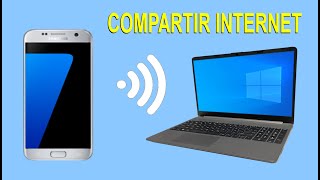 Como COMPARTIR INTERNET del Teléfono móvil al Ordenador PC [upl. by Nirda]