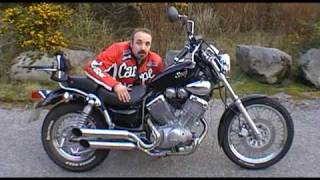 Yamaha Virago XV 535 Custom cruiser full road review complete [upl. by Fotinas]