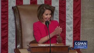 Speaker Nancy Pelosi DCA addresses House of Representative – FULL SPEECH CSPAN [upl. by Idnek]