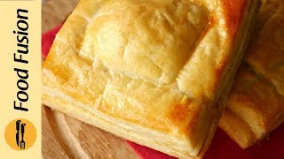 Puff Pastry with ghee Recipe By Food Fusion [upl. by Areta510]