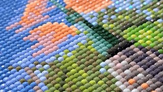 Satisfying Square Diamond Painting ASMR Style  Dreamer Designs  Real Time  No Talking [upl. by Sibylle]