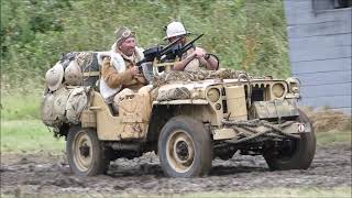 Jeeps  Long Range Desert Group LRDG replicas at the Capel Military Show 2024 [upl. by Gnurt]