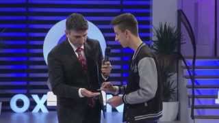 Mso Magji  Basti me 3 Letra Performanca në Oxygen Show 04102014 [upl. by Hgeilhsa]