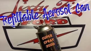 Make a Refillable Aerosol Spray Paint Can [upl. by Llerrac]