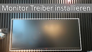 Monitor Treiber installieren  Lösungsansatz Bildschirm flimmert flackert  ohne Installationsdatei [upl. by Yhtommit]