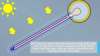 How does the evacuated tube solar water collector work [upl. by Arlyn]