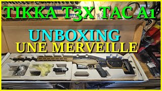 unboxing TIKKA T3X TAC A1 308 WIN [upl. by Lalib]