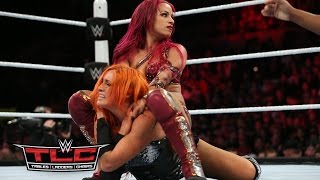 Becky Lynch vs Sasha Banks WWE TLC 2015 Kickoff [upl. by Esinrahc]