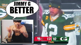 49er Fan LIVE REACTION to the 49ers Packers Game NFL Divisional Round [upl. by Kalindi152]