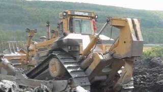 Caterpillar D11R Working with FiatAllis FD50 [upl. by Perry522]