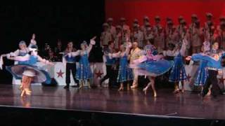 Les Choeurs de lArmée Rouge  Kalinka Russian Popular Dance  Danse Russe Folklorique  Калинка [upl. by Brita]