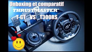 DEBALLAGE VOLANT THRUSMASTER TGT amp COMPARATIF AVEC T300RS [upl. by Lunn]