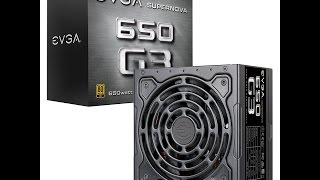 EVGA 650 G3 Power Supply Unboxing amp Overview [upl. by Hutchings274]