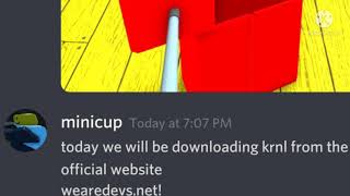 Downloading KRNL From Wearedevsnet be like joke video [upl. by Aihsital453]