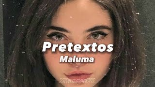 Pretextos  Maluma Ft Cosculluela  Letra [upl. by Eyoj]