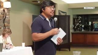 Randy Caporoso talks about Cinsault at comparative wine tasting as part of ZinFest [upl. by Neerhtak]