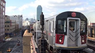 R188 7 Train Arriving at 33rd Street [upl. by Yadroc]