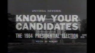 Reel America quotKnow Your Candidatesquot  1964 Universal News [upl. by Channing464]