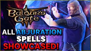 ALL Abjuration Spells and Summons in Baldurs Gate 3 [upl. by Turmel]