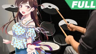 Kanojo Okarishimasu OP Full 【Centimeter センチメートル】by the peggies  Drum Cover [upl. by Acimaj79]