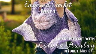 How to Crochet Embossed Crochet Embossed Crochet Flower Tutorial [upl. by Jodie]