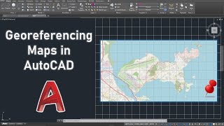 Georeferencing Maps in AutoCAD [upl. by Eedahs832]