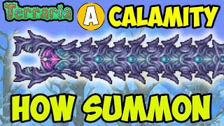 Terraria Calamity Mod 1449 How To Summon THE DEVOURER OF GODS BOSS 2024 [upl. by Vona]