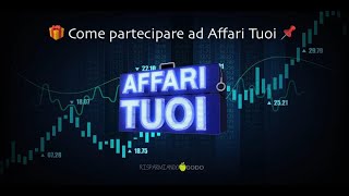 Come partecipare ad affari tuoi 2024  Quando iscriversi ai casting affarituoi rai1 [upl. by Severen]